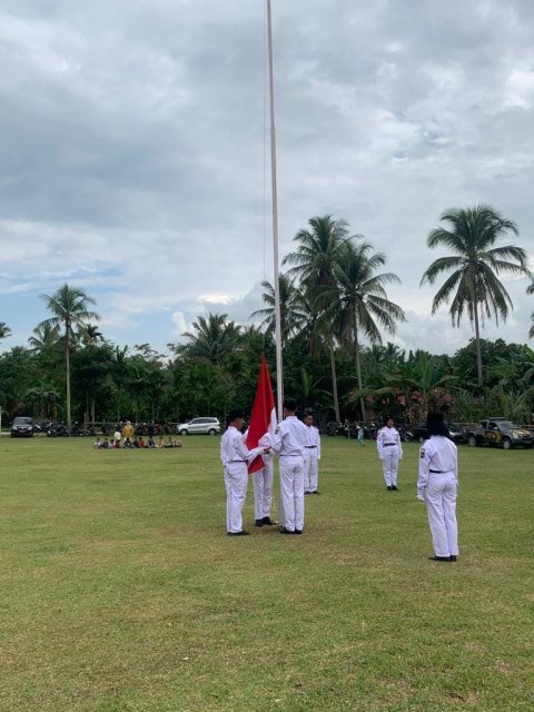 Upacara bendera HUT RI 2022